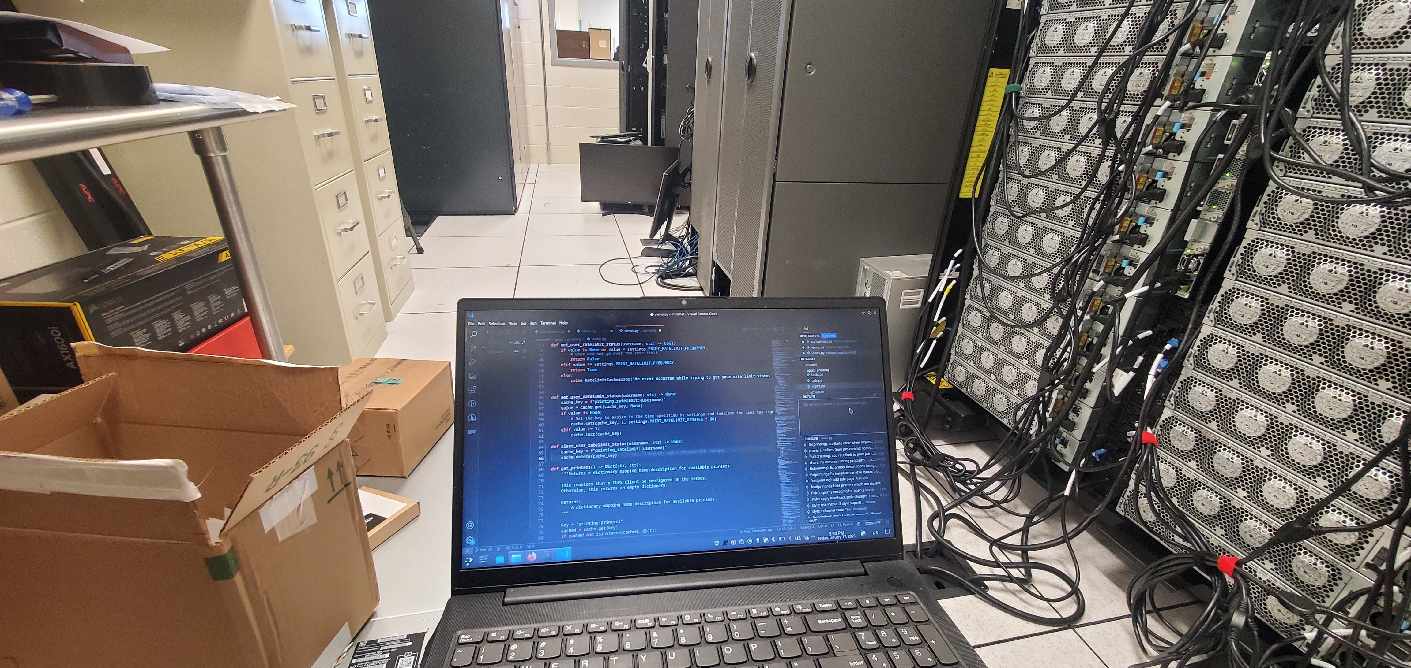 Technology projects workspace